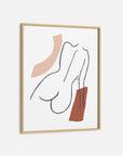That Girl nude Art Print - THE PRINTABLE CONCEPT - Printable art posterDigital Download - 