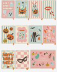 halloween pink pastel aesthetics art prints printable bundle
