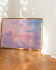 pastel sky photography art print poster the printable concept
