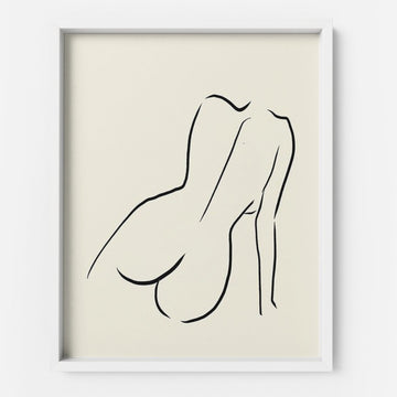 Woman's back - THE PRINTABLE CONCEPT - Printable art posterDigital Download - 