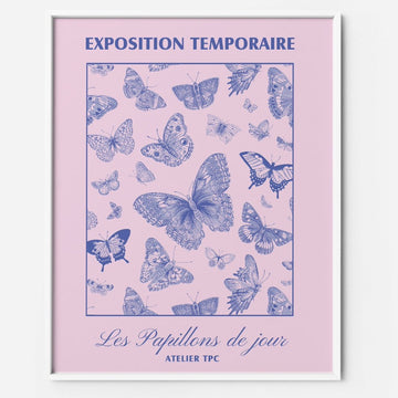 pink butterflies printable wall art The Printable Concept