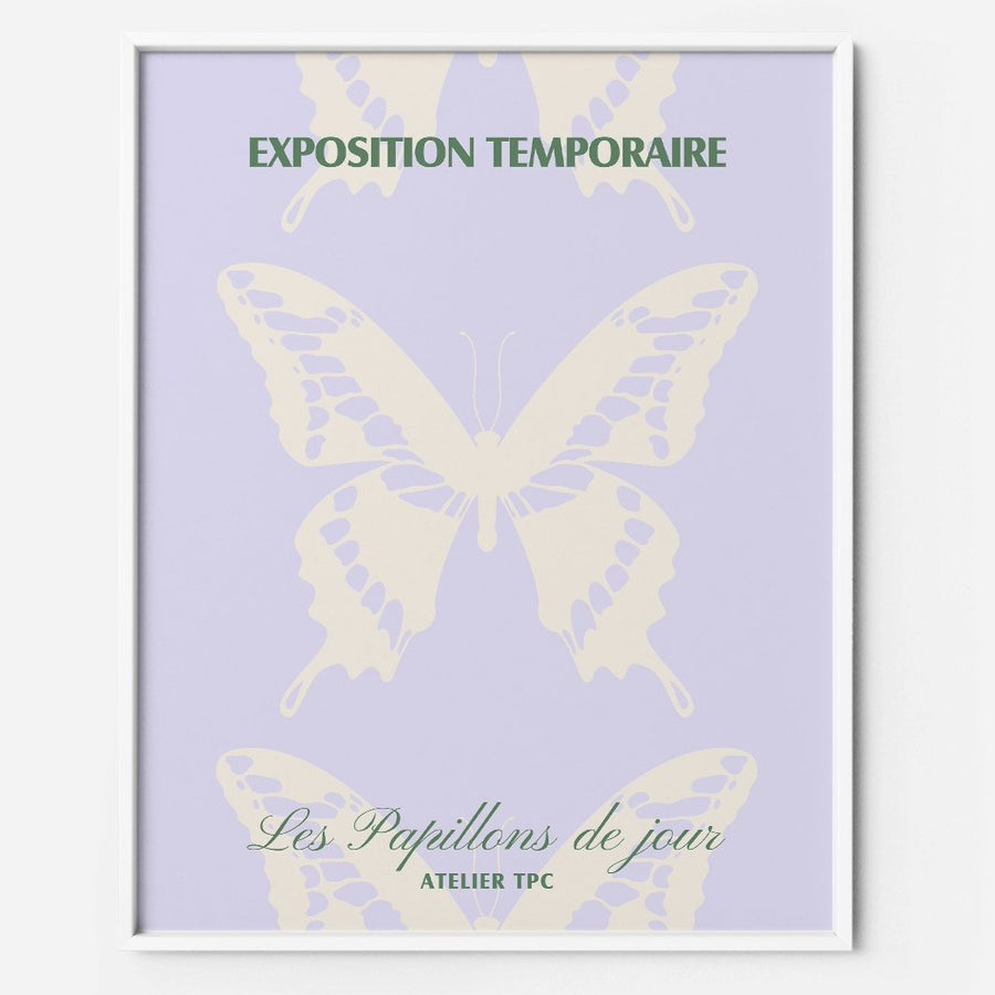 Butterfly Lilac Pastel Printable Wall Art The Printable Concept