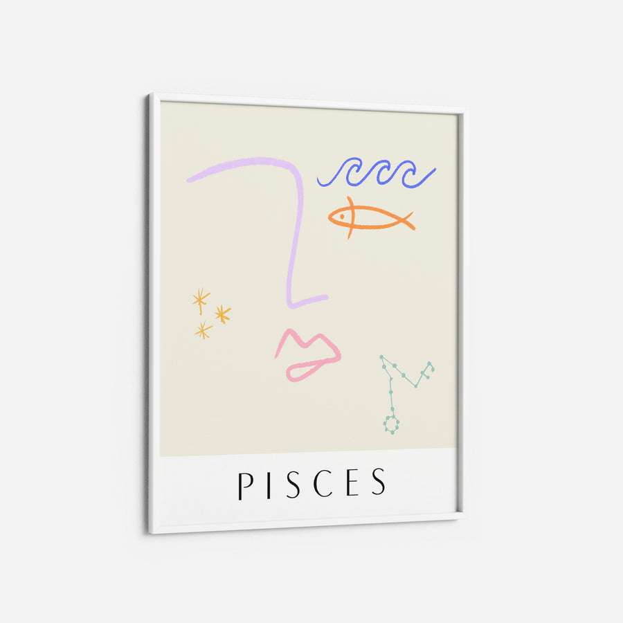 Pisces - THE PRINTABLE CONCEPT - Printable art posterDigital Download - 