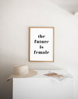 The future is female - THE PRINTABLE CONCEPT - Printable art posterDigital Download - 
