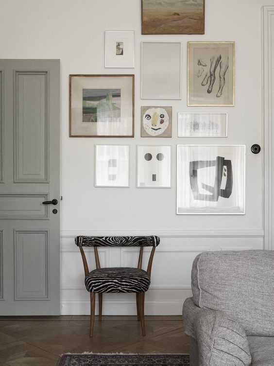 Neutral Gallery Wall | A Guide To Color and Collections