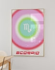 Scorpio aura zodiac printable wall art