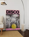 Disco Mag disco ball newspaper poster digital download
