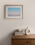 Pastel Blue Ocean sky photography print
