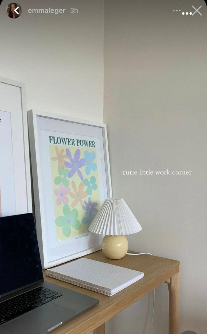 flower power art print pastel The Printable Concept