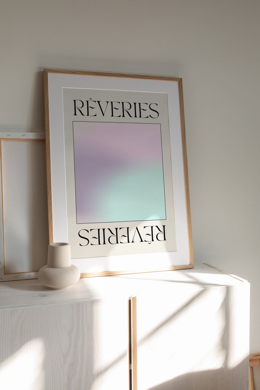 Reverie | Pastel Gradient Psychedelic Printable Wall Art rainbow