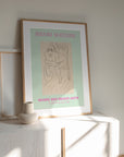 Matisse Nude Mint Printable wall art