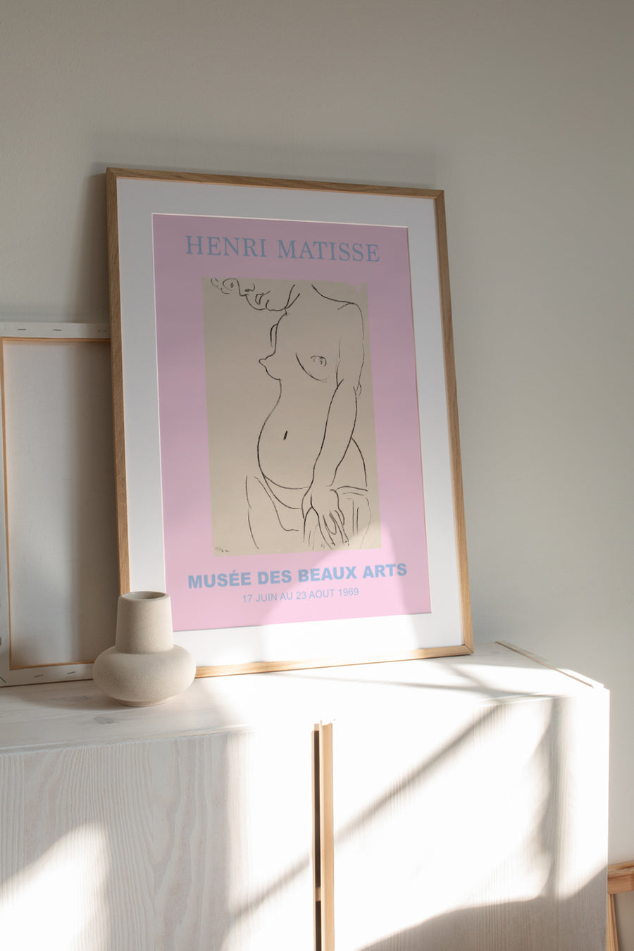 Matisse Nude | Lilac Pastel Printable Wall Art