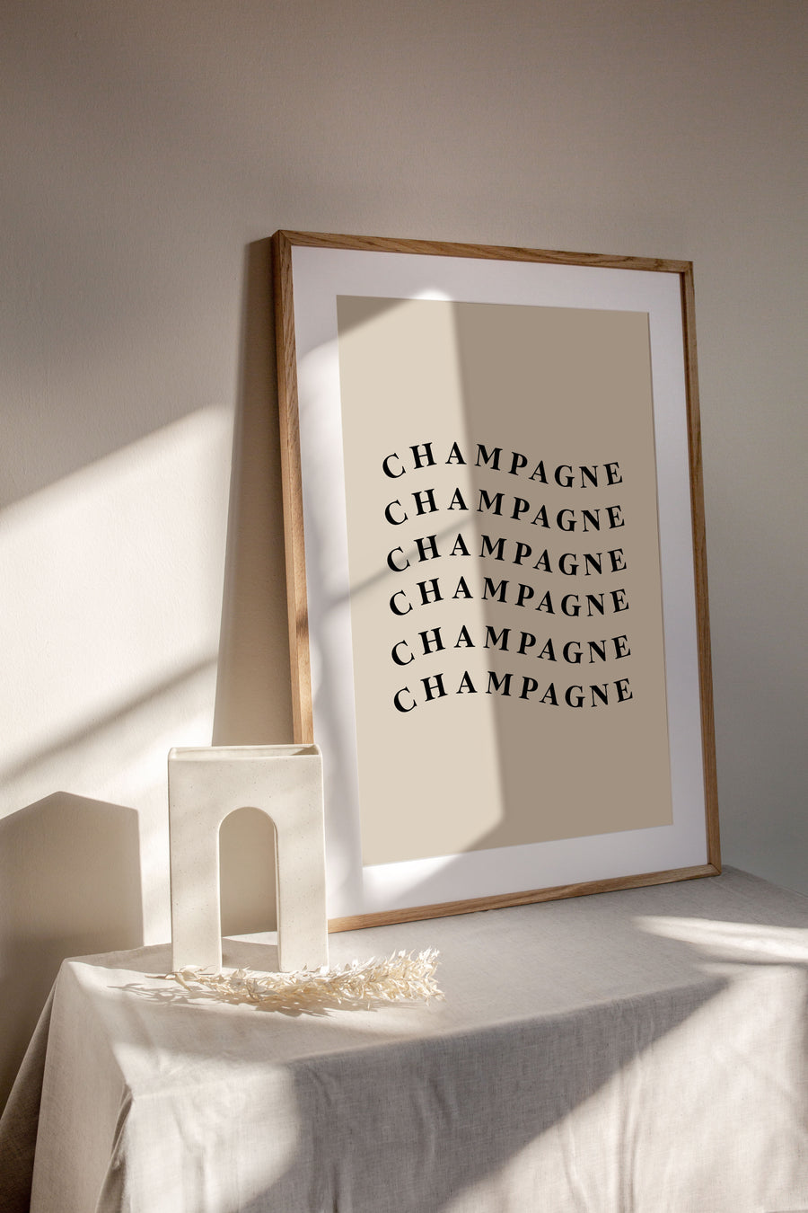 Champagne Printable Wall Art