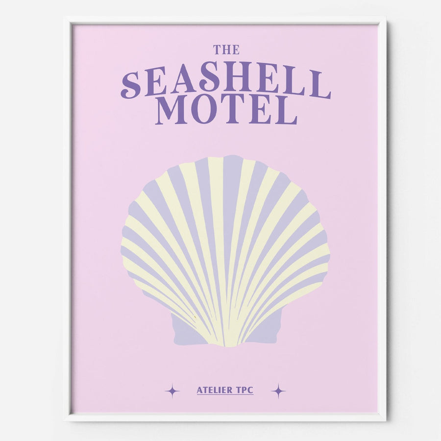 sea shell motel the printable concept art print