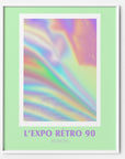 90s y2k retro museum poster art print