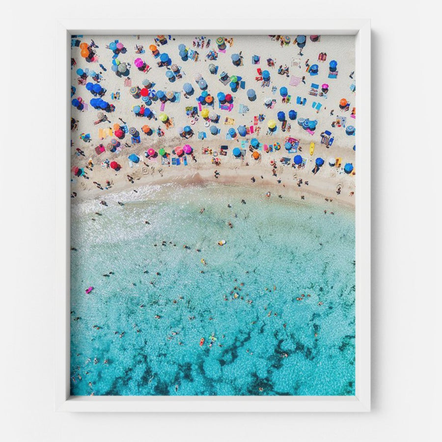 The Beach 2 -beach aerial photography print from above