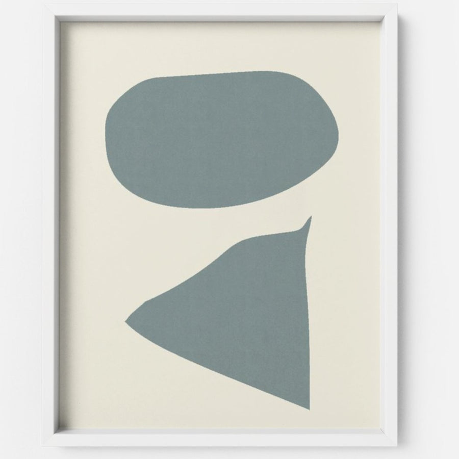 Santorini Blue - THE PRINTABLE CONCEPT - Printable art posterDigital Download - 