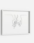 Lover's Hands - THE PRINTABLE CONCEPT - Printable art posterDigital Download - 