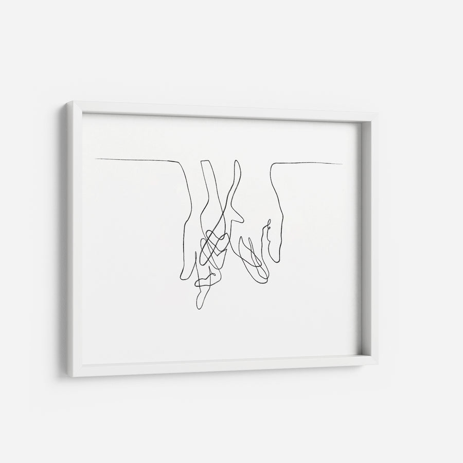 Lover's Hands - THE PRINTABLE CONCEPT - Printable art posterDigital Download - 