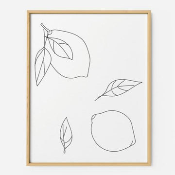 Lemons - THE PRINTABLE CONCEPT - Printable art posterDigital Download - 