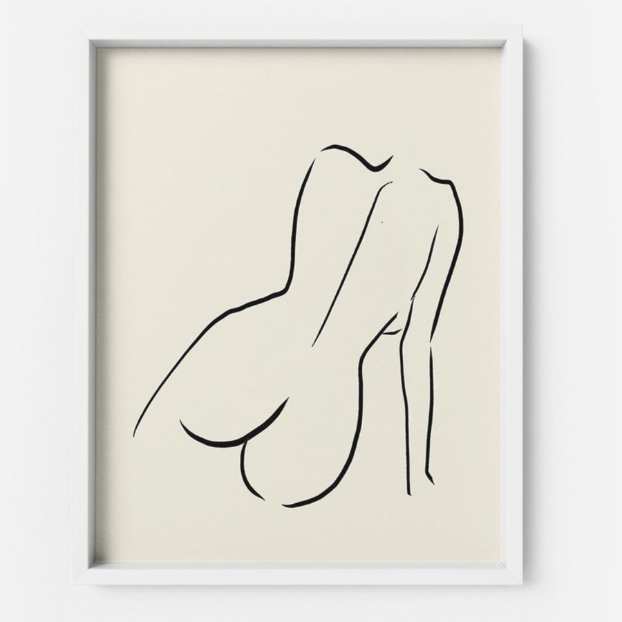 Woman's Back - THE PRINTABLE CONCEPT - Printable art posterDigital Download - 