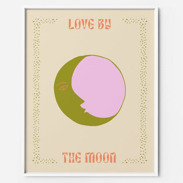 face of the moon art print