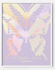 Butterflies Pink Blue Museum Poster Pastel Art Print The Printable concept