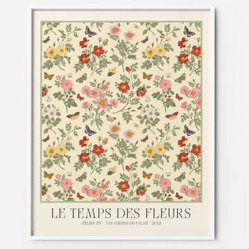 Gucci bloom butterflies floral red yellow printable wall art
