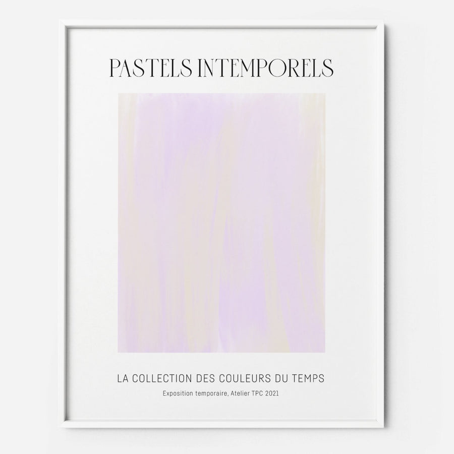  Pastels Intemporels lilac painting printable wall art
