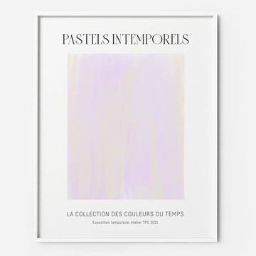  Pastels Intemporels lilac painting print