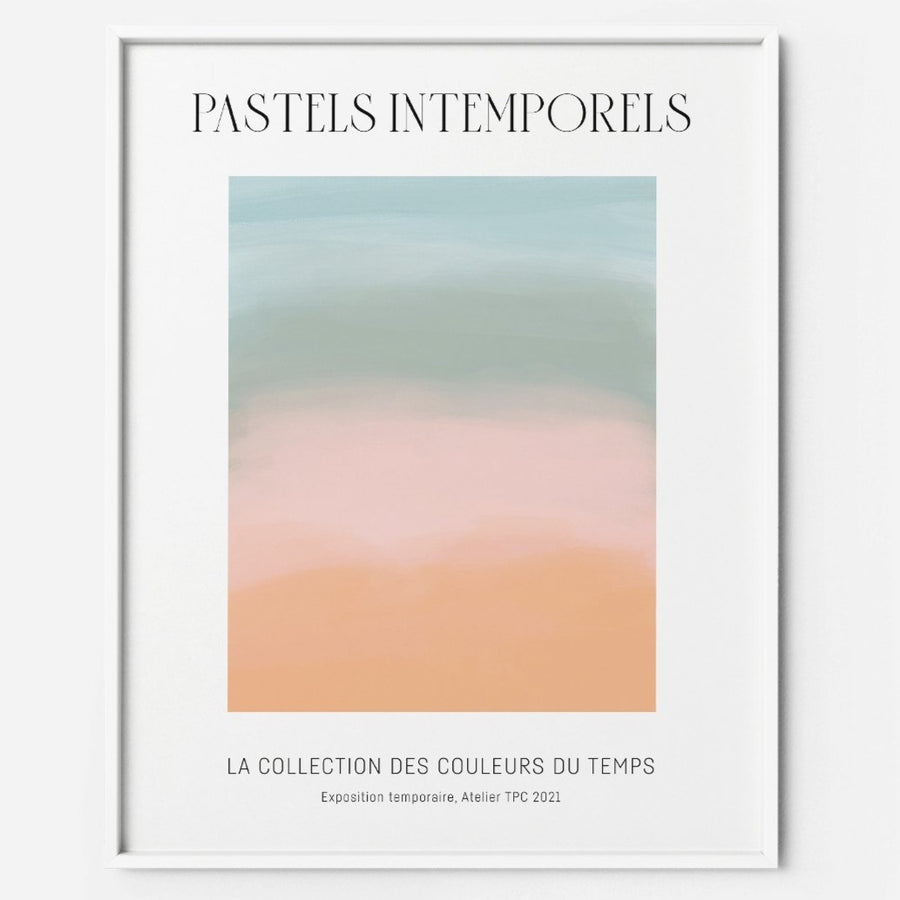 The art prints are beautifully printed using archival inks on thick, gallery quality matte paper. The archival quality provides superior colour rendition and fine gradients. Your art print will look and feel luxurious and will last a lifetime.  Pastel art print