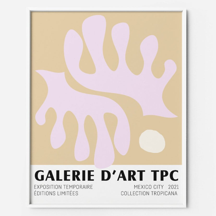 Abstract Peach | lilac Henri Matisse Printable Wall Art