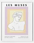 les muses greek statue bust art print the printable concept