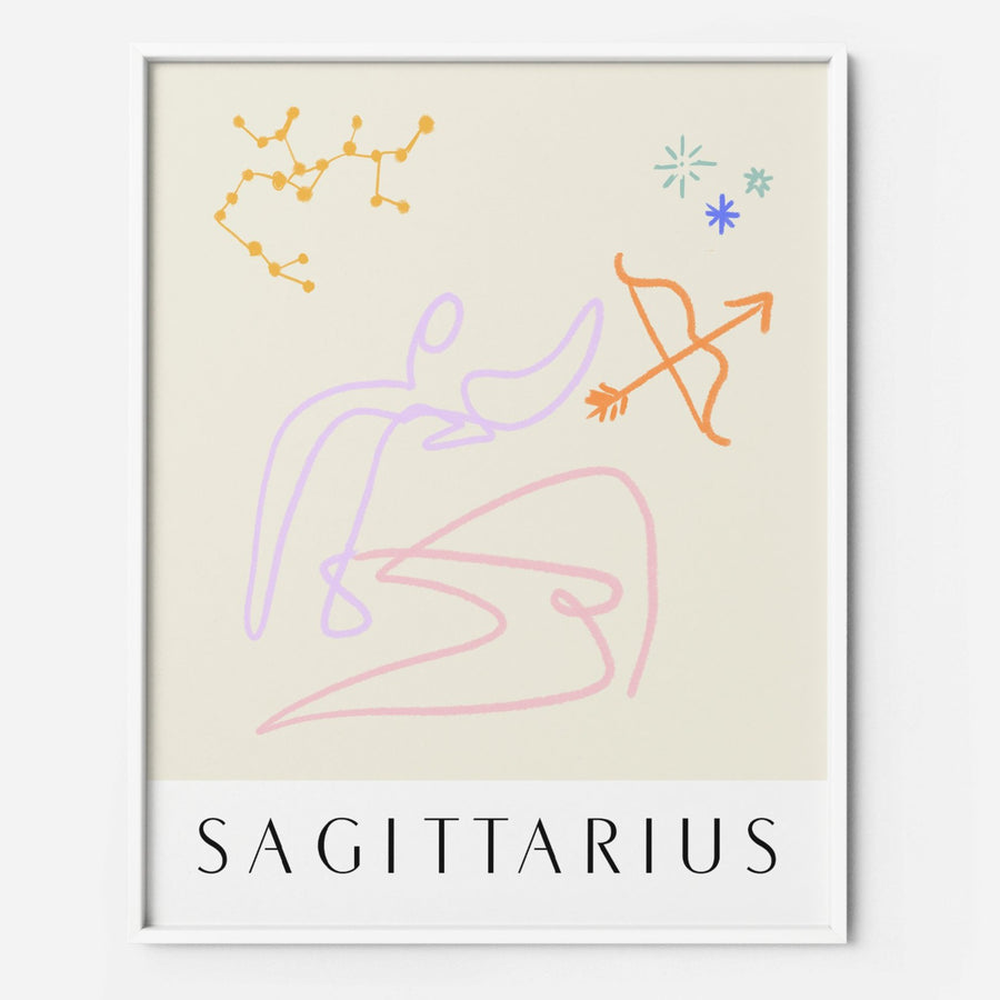 Sagittarius - THE PRINTABLE CONCEPT - Printable art posterDigital Download - 
