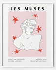 Greek goddess  Pink Red Museum Poster Print