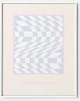  Checkered Danish pastel Art Print.