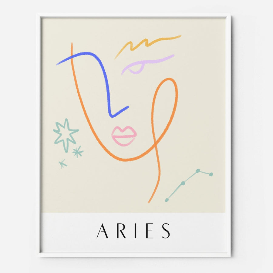 Aries - THE PRINTABLE CONCEPT - Printable art posterDigital Download - 