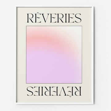Reverie 1 pastel gradient printable wall art lilac