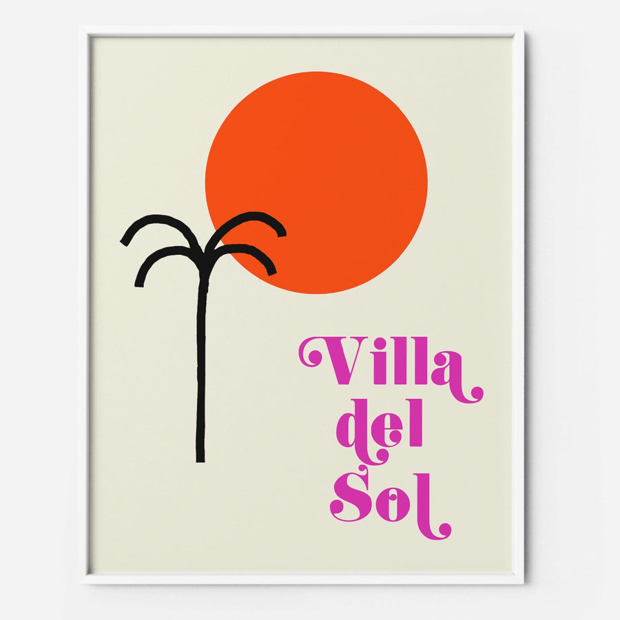 Villa del Sol - THE PRINTABLE CONCEPT - Printable art posterDigital Download - 