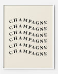 Champagne Printable Wall Art