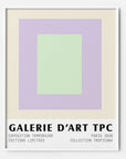 mint lilac lavender art print pastel art print