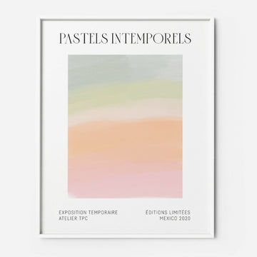 Pastels Intemporels Museum poster Modern Printables