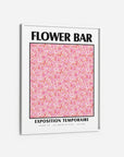 Flower Bar | Pink Floral Art Print