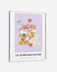 Le temps des Fleurs Floral Art Print collage