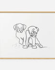 Puppies - THE PRINTABLE CONCEPT - Printable art posterDigital Download - 