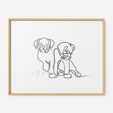 Puppies - THE PRINTABLE CONCEPT - Printable art posterDigital Download - 