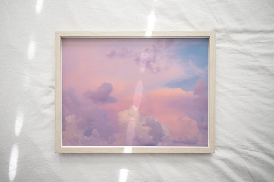 pastel sky photography art print poster the printable concept
